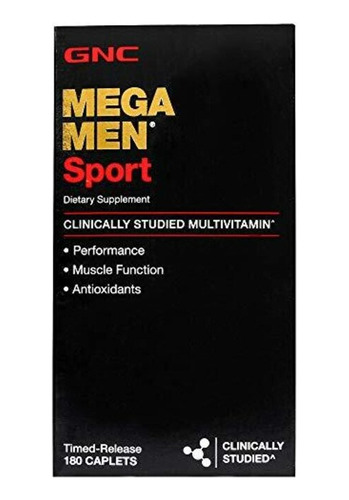 Gnc Mega Men Sport 180 Comprimidos Nuevo Sellado 