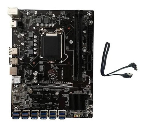 Placa Mãe Mineração Eth B250 Suporta 12 Gpu Pronta Entreg