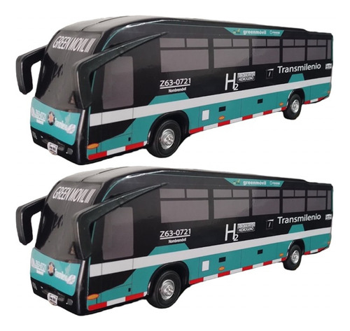 Bus Transmilenio Azul Con Negro