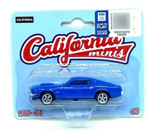 Coche miniatura Ford Mustang Boss 429 California Minis Welly