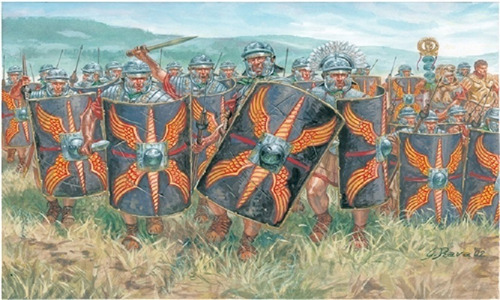 Roman Infantry By Italeri # 6047  1/72  35 Figuras 87 Partes