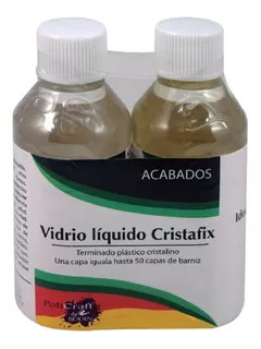Barniz Cristafix Vidrio Liquido Resina Poliester Cristal 230