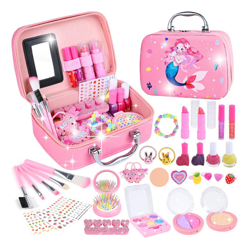 32 Pcs Juego De Maquillaje De Niñas Maquillaje Lavable