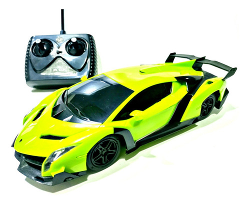 Auto Lamborghini Veneno 1:24 Radio Control Remoto Color Verde