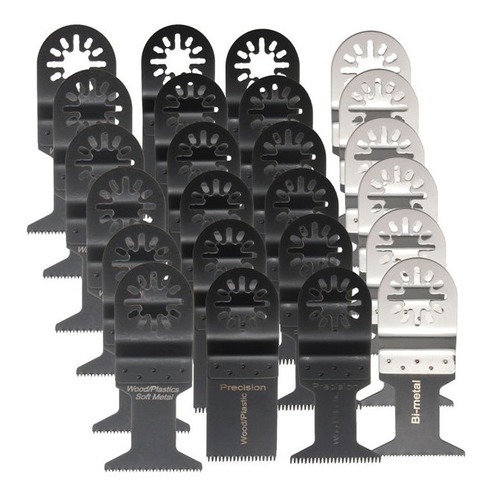 24pcs Sierra Multitool Oscilante Cuchillas Set Para Fein Mul