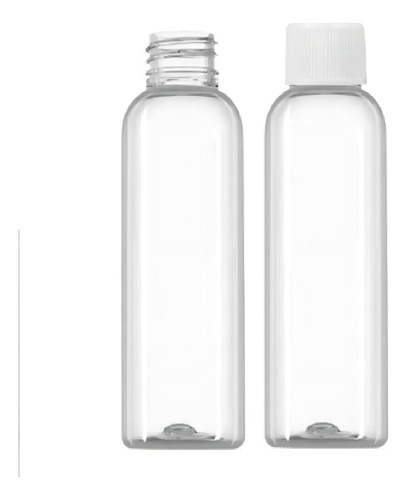50 Envase Jefferson Pet 60ml Transparente Taparosca (it-75)