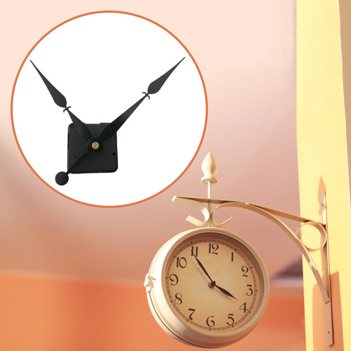 4 Juego De Manecillas Y Movimientos Para Reloj Negro Y