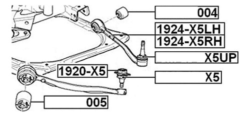 Casquillo Con Brazo Oscilante Delantero 31121124622 Para Bmw