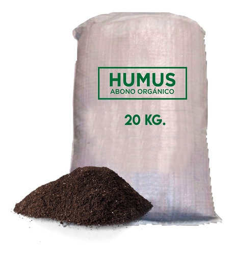 Humus De Lombriz 20 Kg - Abono Premium Orgánico