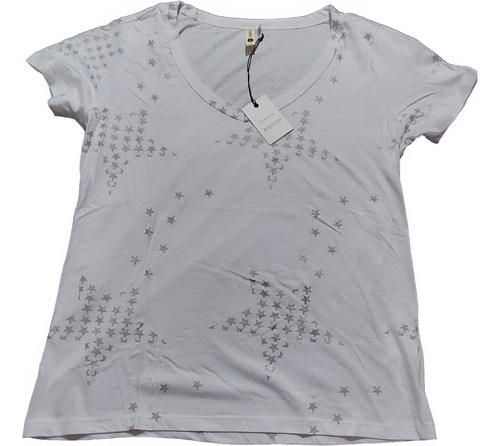 Remera Basicos Parisien Nueva Sin Uso Estrellas