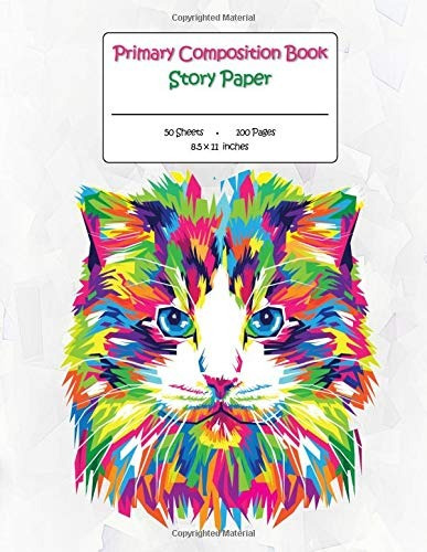 Primary Composition Book Story Paper Journal For K3 (colorfu