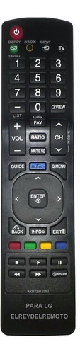 Control Remoto Akb72915252 Para Televisores Lcd - Led LG Tv