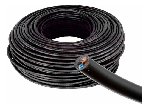 Cable Tipo Taller Trefilcon 2x4 Mm X 100mts Cubierta Negro