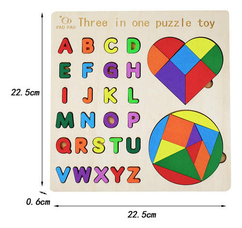 Montessori Conjunto De Brinquedos Quebra-cabeça Prático