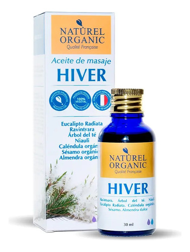 Naturel Organic Aceite De Masaje Hiver 30 Ml