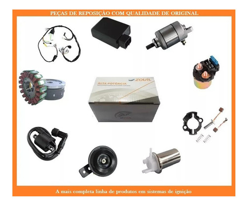 Imagem 5 de 5 de Motor Partida Arranque Dafra Zig 50 2011 2012 2013 2014 2015