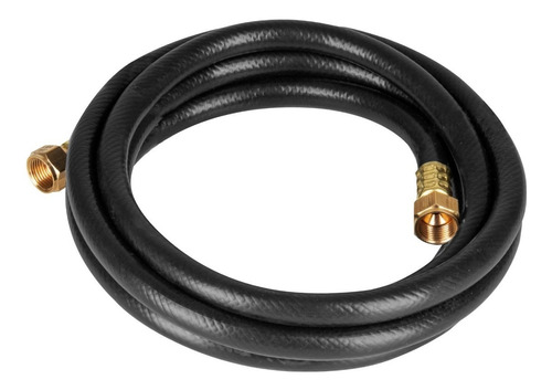 Manguera Para Gas 3/8  Flexible Negra De 3 M, Con Conexión