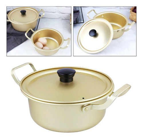Olla Coreana De Fideos Ramen Con Tapa, Olla Para Sopa 18 Cm