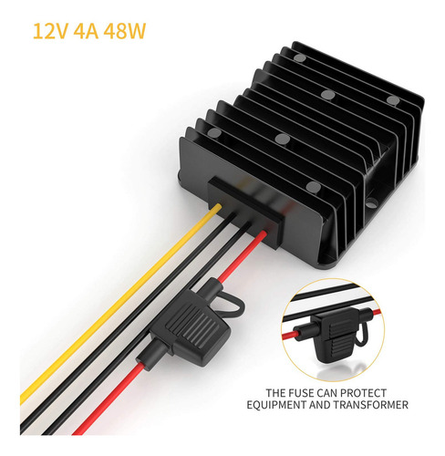 Regulador De Voltaje De 12 V Cc, Protector De Sobretensiones