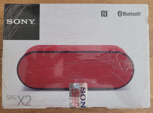 Speaker Bocina Parlante Altavoz Bluetooth Sony Srs-x2 Rojo 