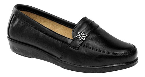Zapato Confort Mujer Florenza Color Negro Cod 71411