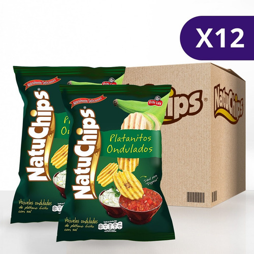 Natuchips® Ondulados - 12 Unidades De 245g