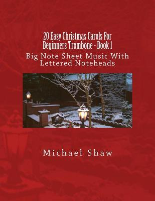 Libro 20 Easy Christmas Carols For Beginners Trombone - B...