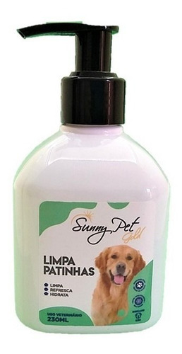 Limpador De Patinhas Para Cães E Gatos De Todas Raças 230ml