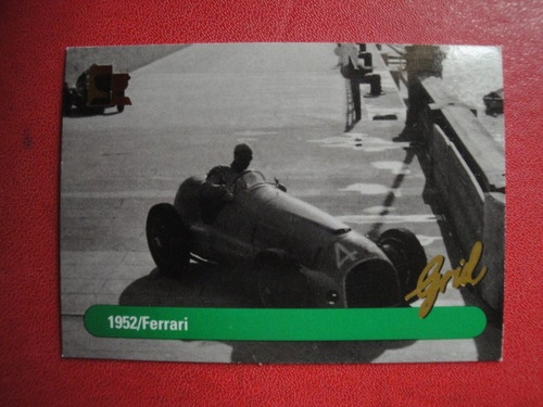 Figuritas Grid Formula 1 Año 1992 Ferrari Nº179