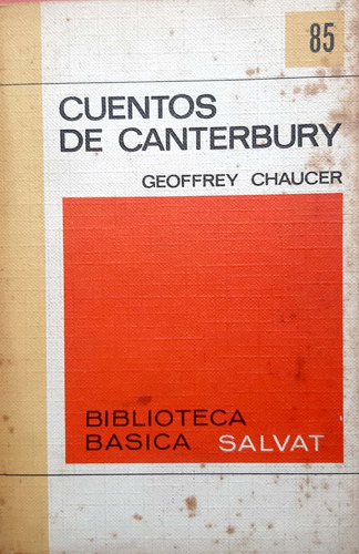 Cuentos De Candenbury Geoffrey Chaucer Salvat Usado #