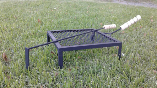 Parrilla 40x40con Atizador Ideal Para Camping