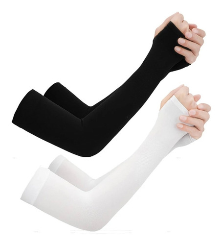 Imagen 2 de 10 de Mangas Protectora Brazos Elasticidad Con Protección Sol Uv
