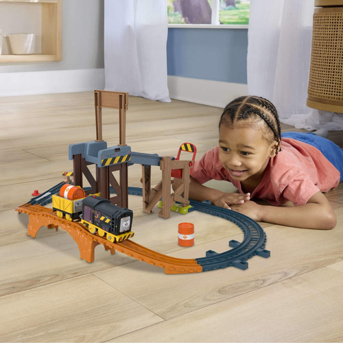 Thomas & Friends Pista Motorizada De Construcción Diesel Multicolor