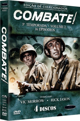 Box Dvd: Combate 3ª Temporada Volume 2 - Original Lacrado