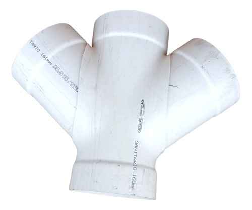 Yee Doble 8'' De Pvc Para Tuberia Sanitaria De Norma Cl5