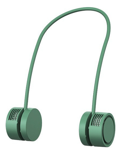 Ventilador De Cuello Portátil Mini Usb Con Carga Manual Sin