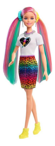 Muñeca Barbie Rainbow Leopard 30 cm Mattel Grn81