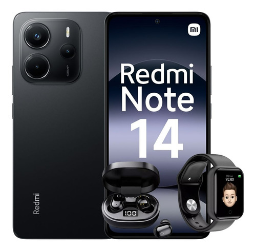 Celular Xiaomi Redmi Note 14 128gb 6gb Ram Lançamento 2025