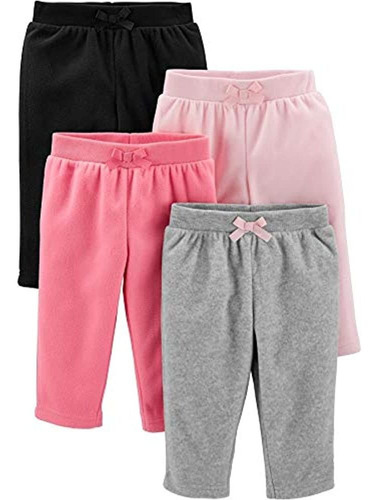 Simple Joys By Carter's Baby Girls 'fleece Pants, Paquete De