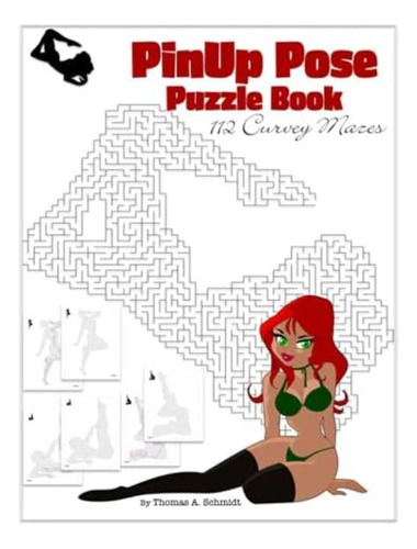 Libro: Pinup Pose Puzzle Book: 112 Curvey Mazes