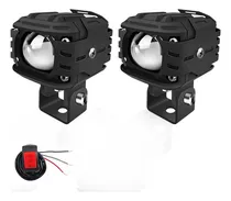 Comprar Wpdq  Dq Faros De Lupa Luces Led Auxiliares Con Estrobo 4