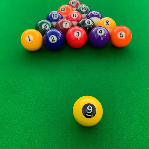 Jogo Bolas De Bilhar Sinuca Numeradas 50Mm Snooker