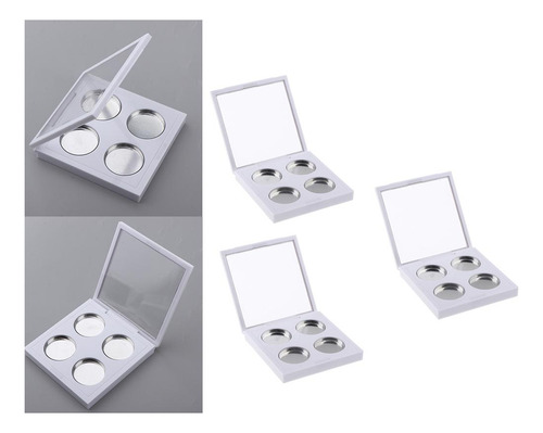 Diy 4 26mm Cuadrícula De Ojos Lápiz Labial Case Square 3x