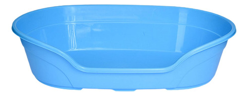 Casa De Perro Portátil Baño Para 57cmx37.6cmx14cm Azul