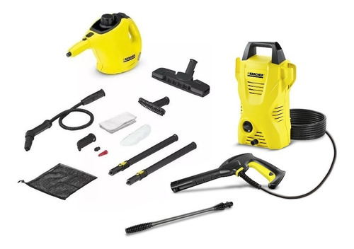 Super Combo Hidrolavadora Karcher + Limpieza A Vapor Premium