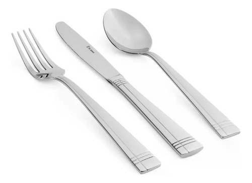 Faqueiro St. James Deco Inox 101 Peças Sofisticação E Estilo