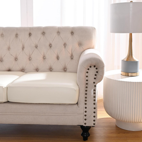Funda Protectora Extraíble Para Asiento De Sofá De Blanco