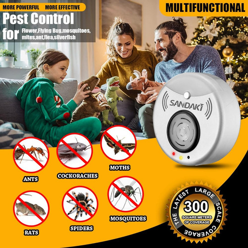 Repelente Ultrasónico De Ratones Y Plagas Pest Reject Pro