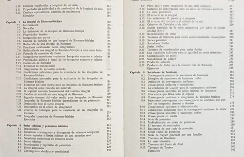 Análisis Matemático De Tom Apostol (Usado)