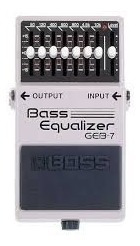 Pedal Efecto Ecualizador Para Bajo Boss Geb7 Bass Equalizer